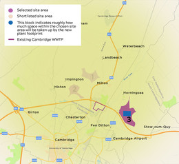 Anglian Water Relocation Announcement Map