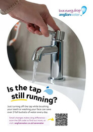 Anglian Water_A4Poster_ Is the tap still running?